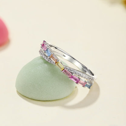 [Elite]Energetic Elegant Radiant Cut Party Ring