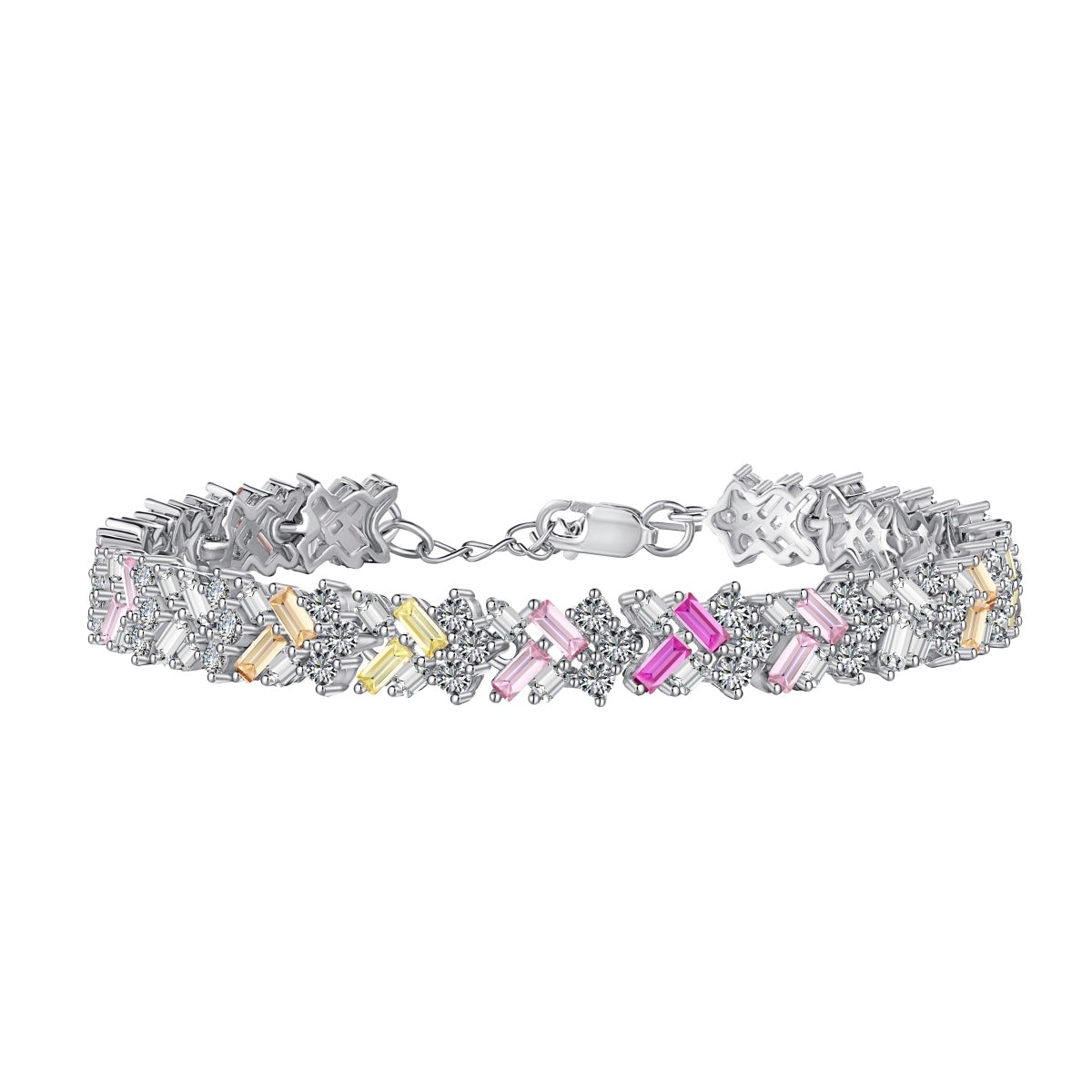 [Elite]Dazzling Unique Multi Shape Daily Bracelet