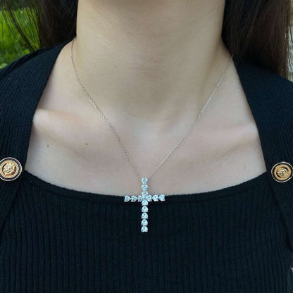[Elite]Radiant Cross Shape Necklace