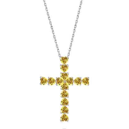[Elite]Radiant Cross Shape Necklace