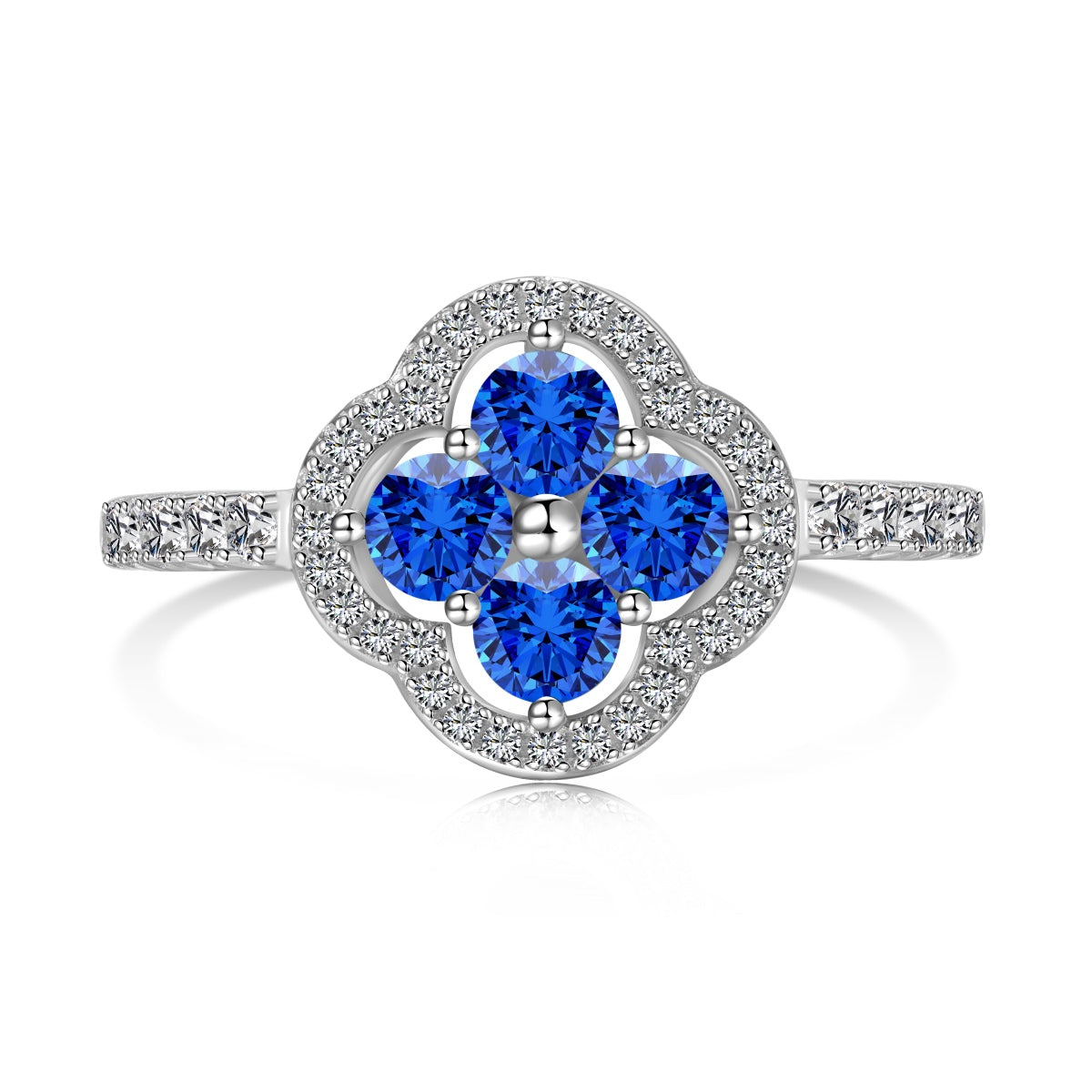 [Elite]Four Leaf Clover Flower Design Ring