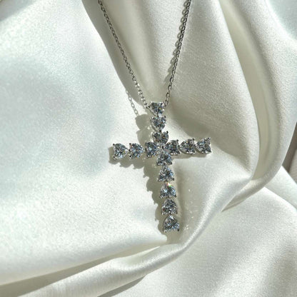 [Elite]Radiant Cross Shape Necklace