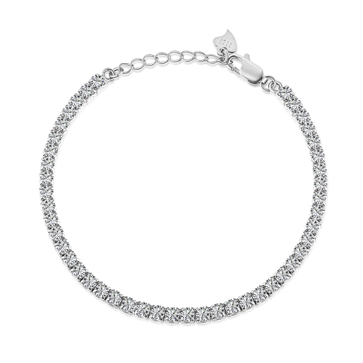 [Elite]Sparkling Round Cut Daily Bracelet