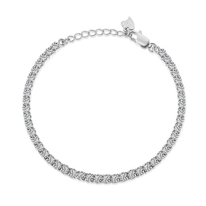 [Elite]Sparkling Round Cut Daily Bracelet
