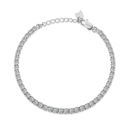 [Elite]Sparkling Round Cut Daily Bracelet