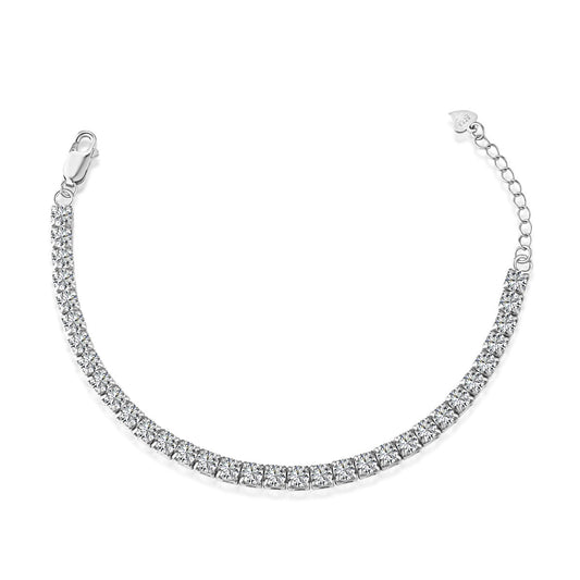 [Elite]Sparkling Radiant Princess Cut Tennis Bracelet