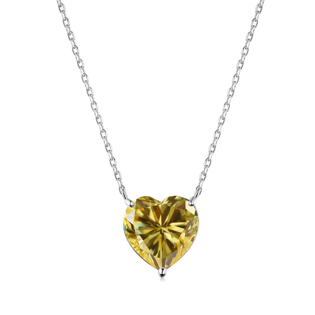 [Elite]6.0 carat Radiant Heart Shape Necklace