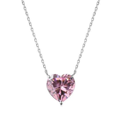 [Elite]6.0 carat Radiant Heart Shape Necklace