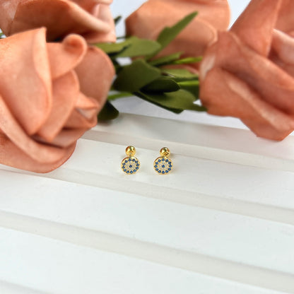 [Elite]Devil's Eye Ear Bone Nail Earrings