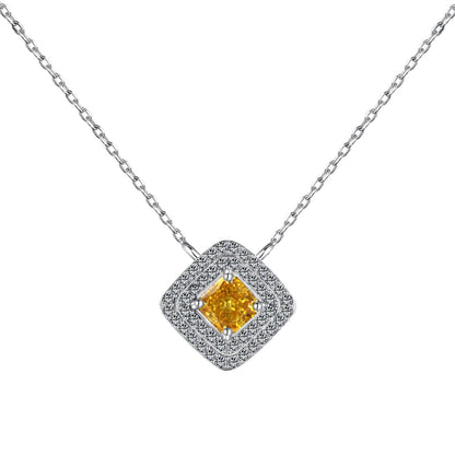 [Elite]Sparkling Asscher Cut Necklace