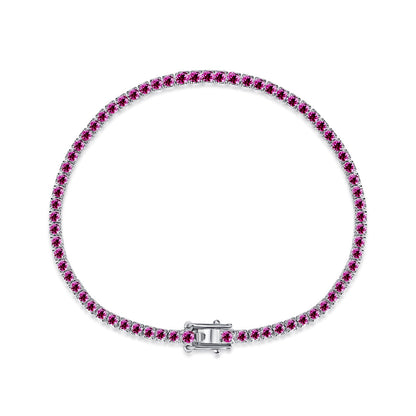 [Elite]Dazzling Colorful Round Cut Daily Bracelet