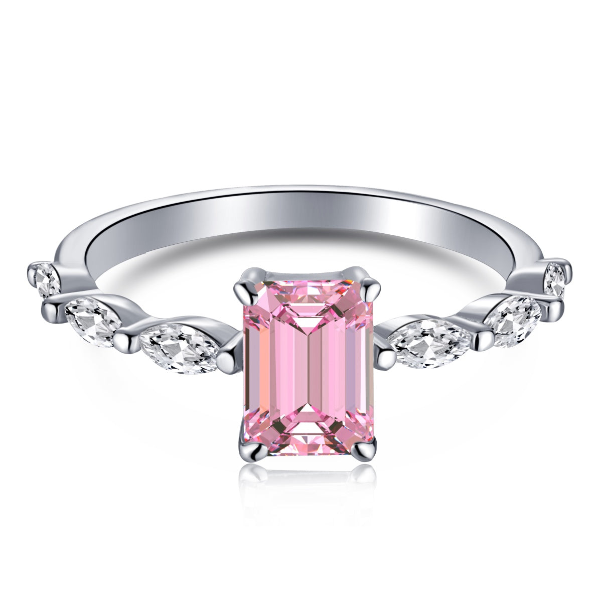 [Elite]1.0 Carat Dainty Resplendent Radiant Cut Daily Ring