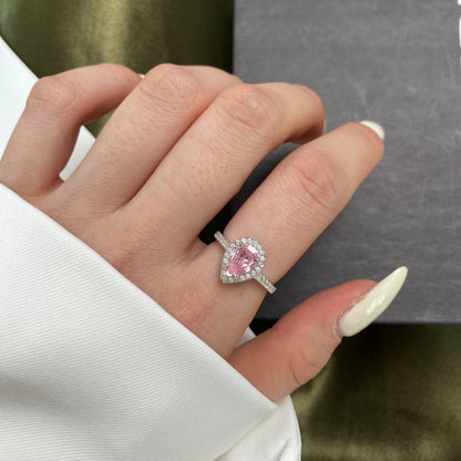 [Elite]1.0 Carat Luxurious Resplendent Water Drop Shape Wedding Ring