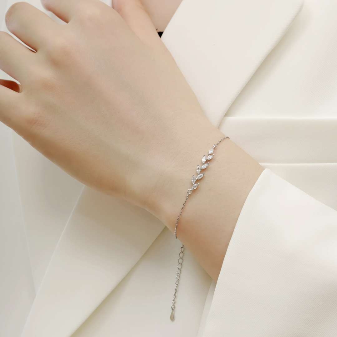 [Elite]Elegant Wheat Leaves Shape Bracelet