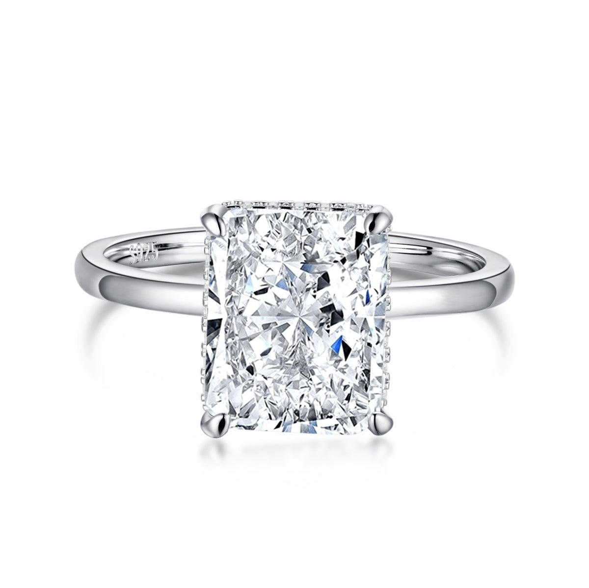 [Elite]4.0 Carat Ornate Enchanting Radiand Cut Banquet Ring