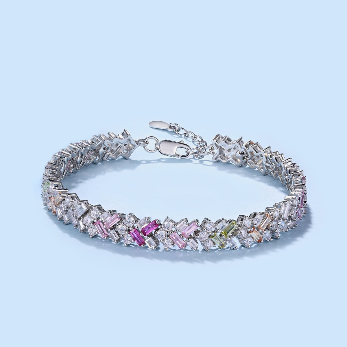 [Elite]Dazzling Unique Multi Shape Daily Bracelet