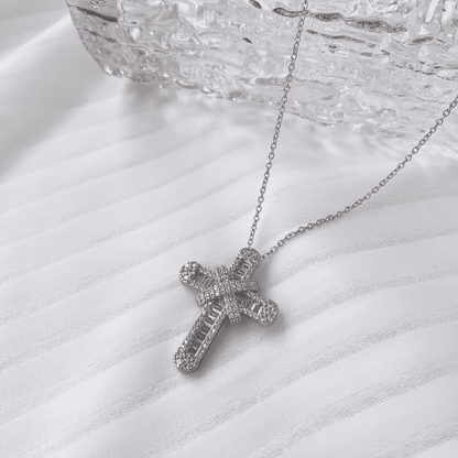 [Elite]Gypsophila With Dimonds Necklace