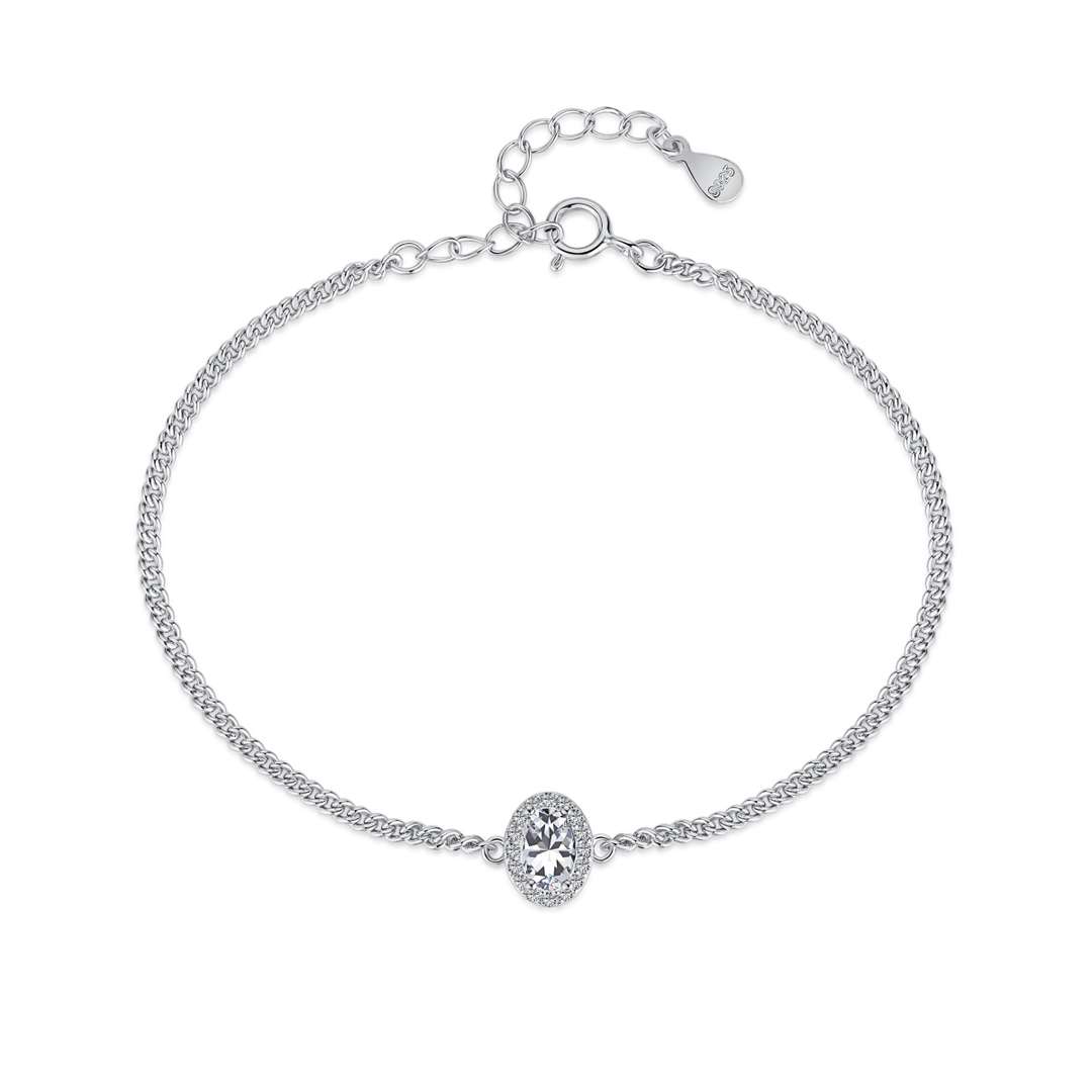 [Elite]Exquisite Oval Shape Bracelet