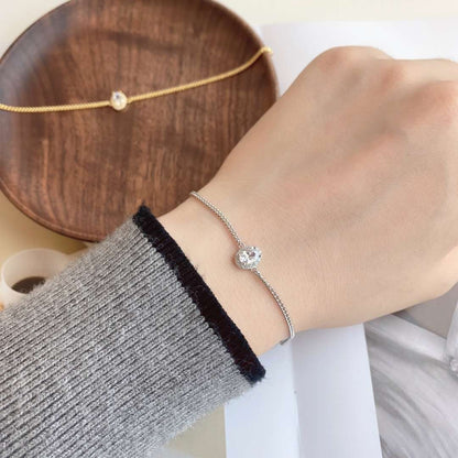 [Elite]Exquisite Oval Shape Bracelet