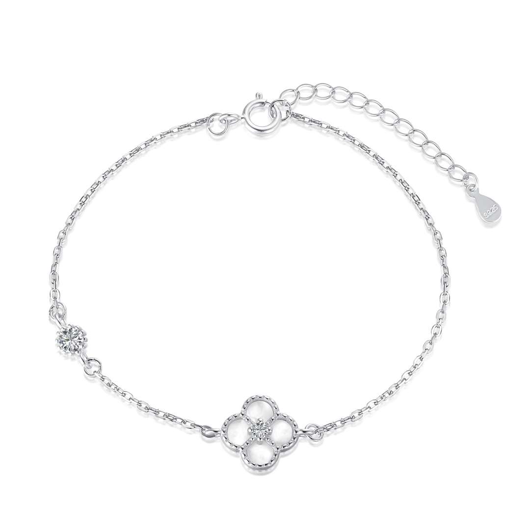 [Elite]Delicate Four Leaf Clover Bracelet