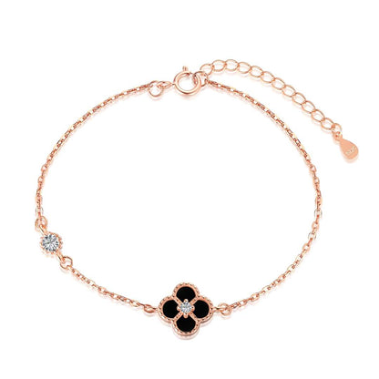 [Elite]Delicate Four Leaf Clover Bracelet