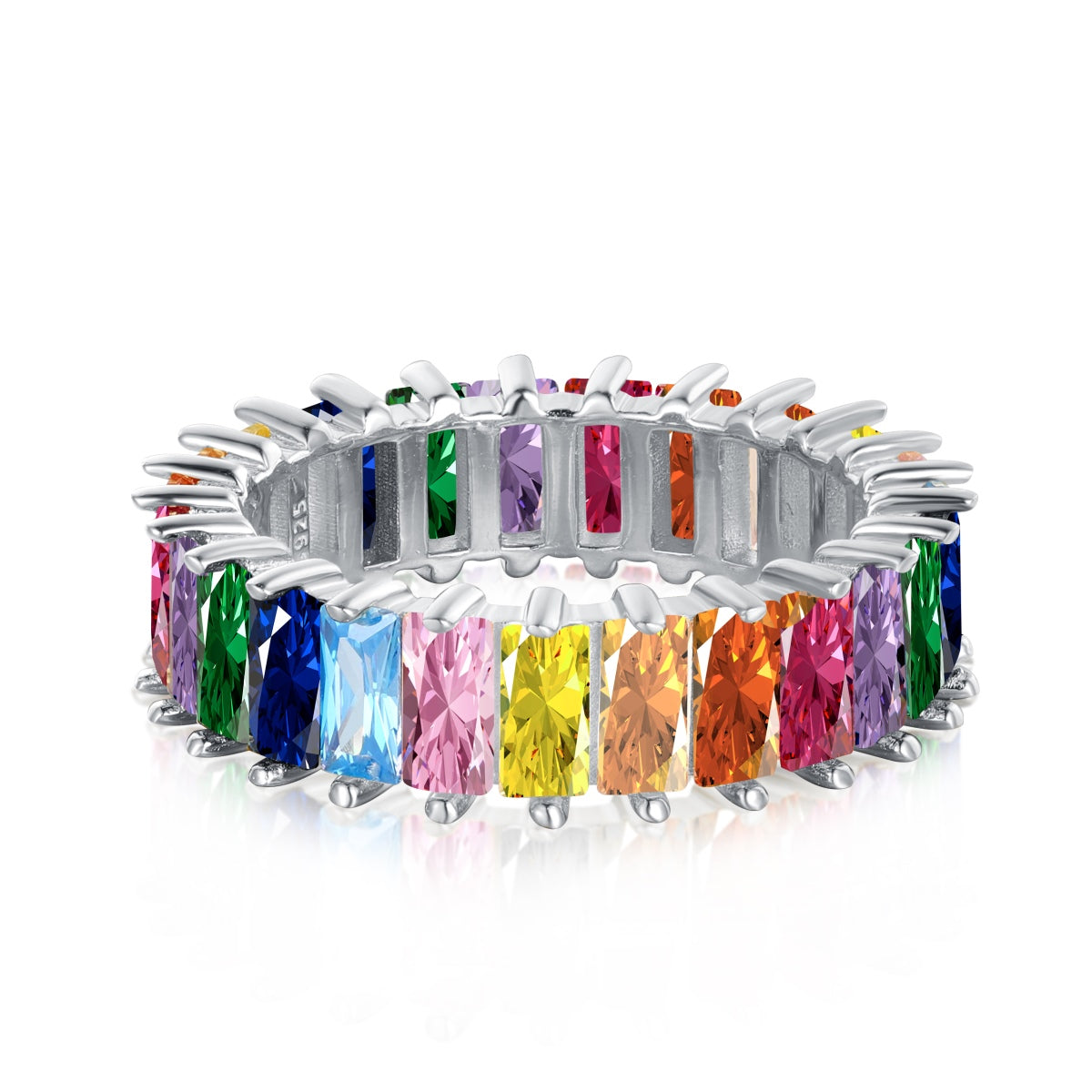 [Elite]Unique Colorful Radiant Cut RIng