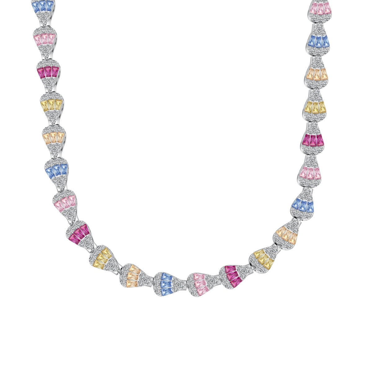 [Elite]Radiant Colorful Rainbow Necklace
