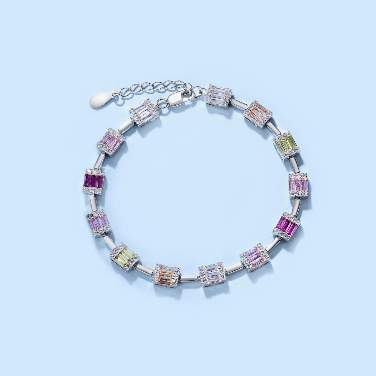 [Elite]Dainty Charming Emerald Cut Daily Bracelet