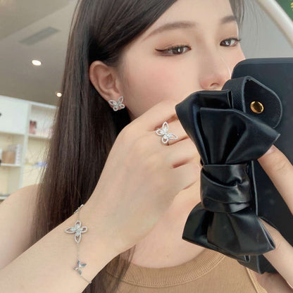 [Elite]Delicate Butterfly Pendant Bracelet