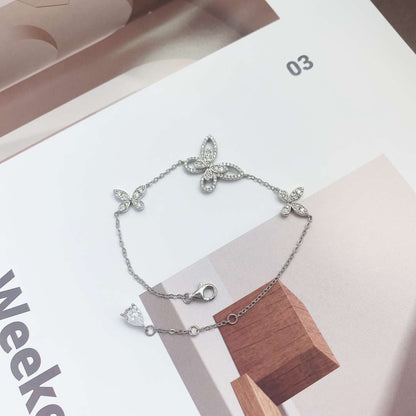 [Elite]Delicate Butterfly Pendant Bracelet