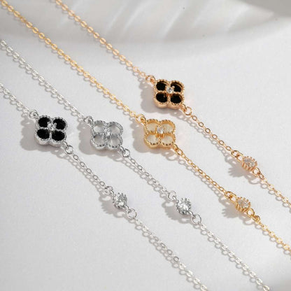 [Elite]Delicate Four Leaf Clover Bracelet
