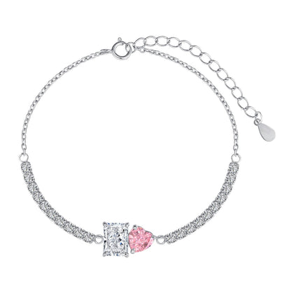 [Elite]Dazzling Unique Multi Shape Lover Bracelet