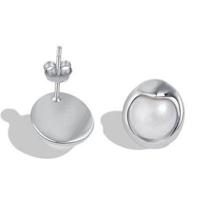 [Elite]Dainty Bread Pearl Earrings