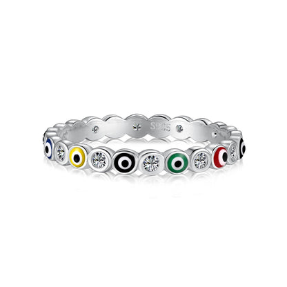 [Elite]Sparkling Vibrant Round Shape Daily Ring