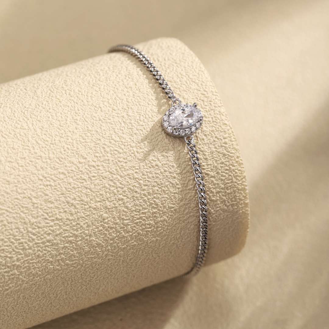 [Elite]Exquisite Oval Shape Bracelet