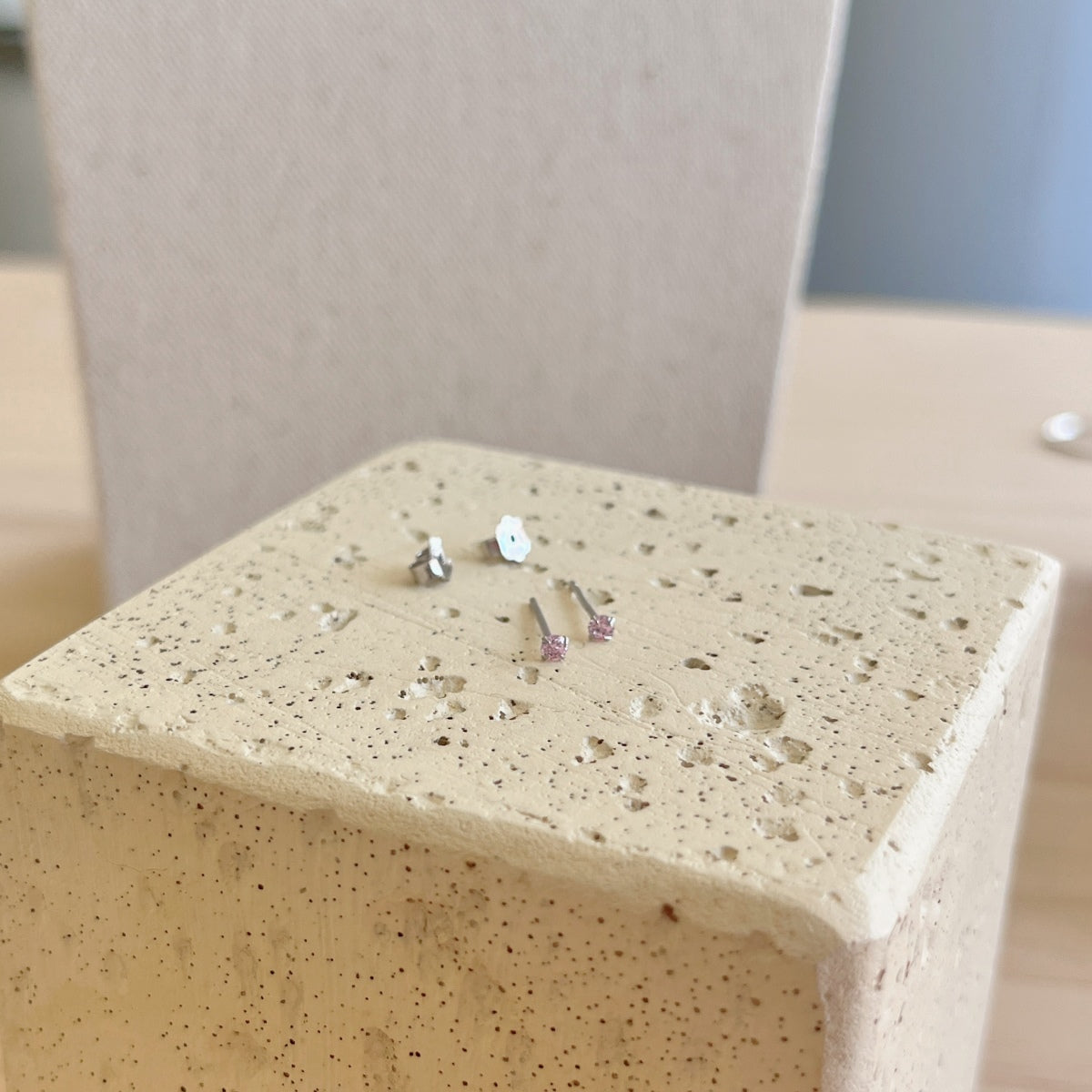 [Elite]Delicate Solitaire Earrings