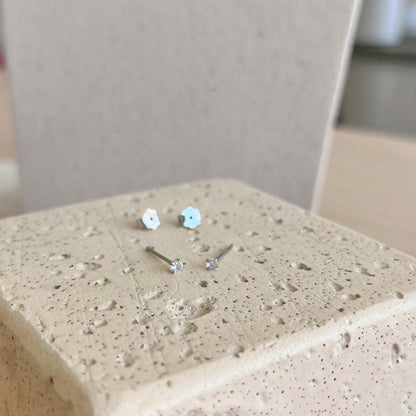 [Elite]Delicate Solitaire Earrings