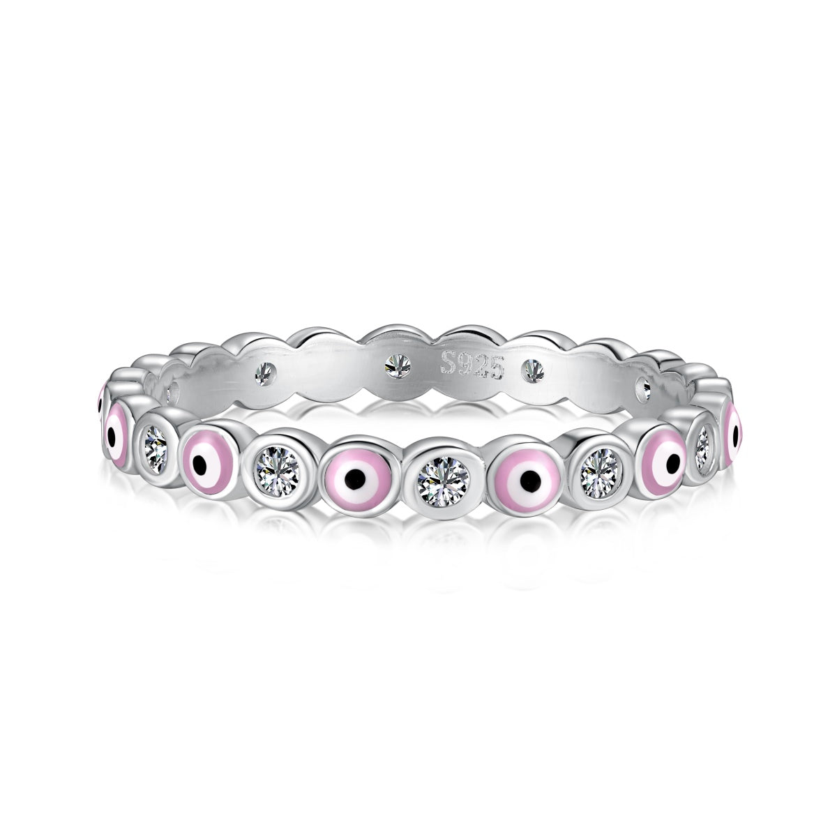 [Elite]Sparkling Vibrant Round Shape Daily Ring