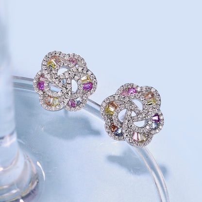 [Elite]Exquisite Flower Shape Daily Earrings