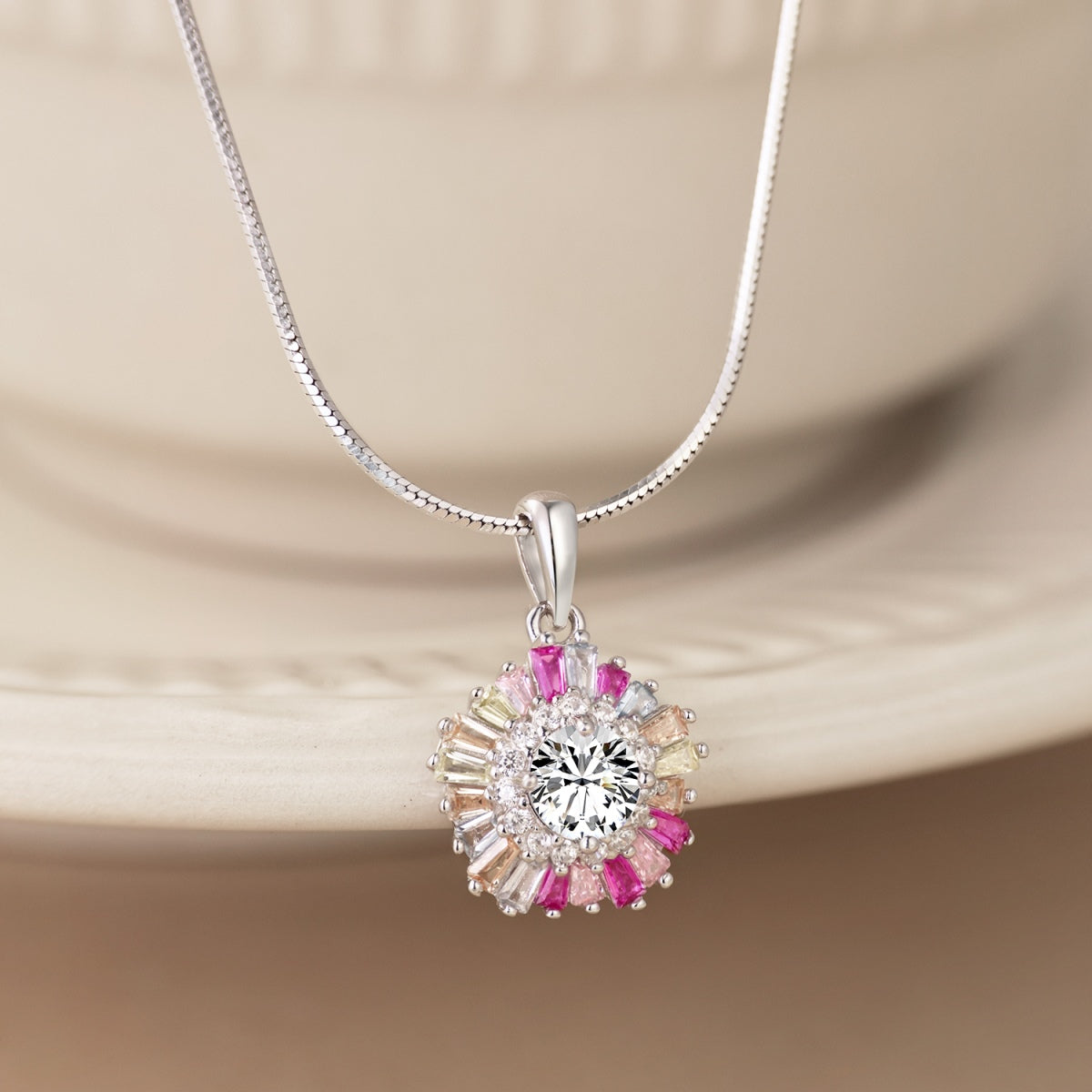 [Elite]Charming Flower Colorful Necklace