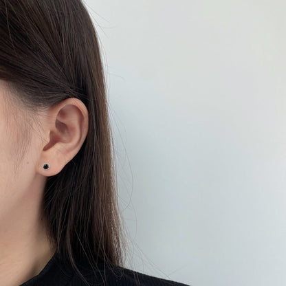 [Elite]Sparkling Colorful Round Shape Earrings