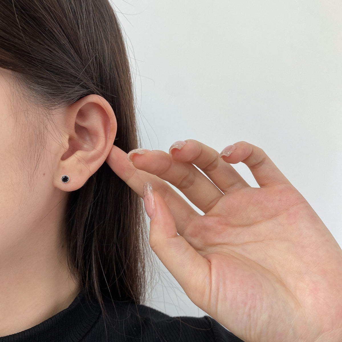 [Elite]Sparkling Colorful Round Shape Earrings