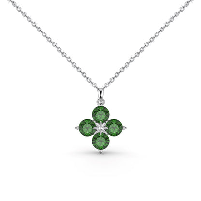 [Elite]Four-Leaf Clover And Eight-Pointed Star Necklace
