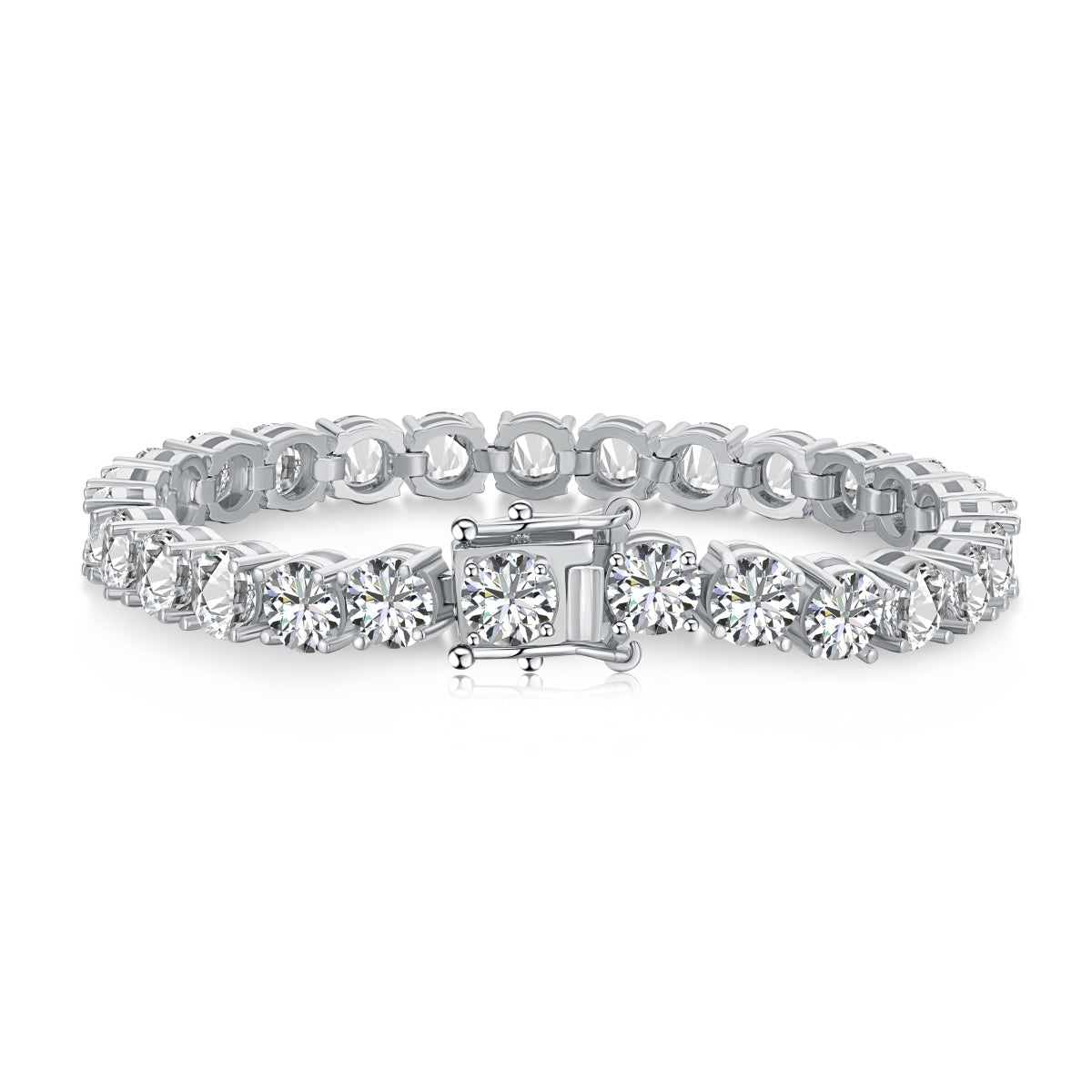 [Elite]0.75 Carat Dazzling Round Cut Wedding Bracelet