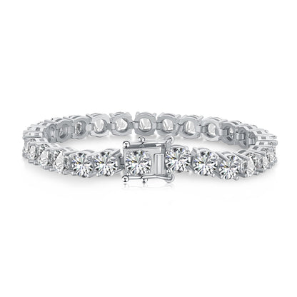[Elite]0.75 Carat Dazzling Round Cut Wedding Bracelet