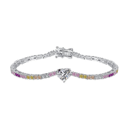 [Elite]Delicate Romantic Heart Shape Lover Bracelet