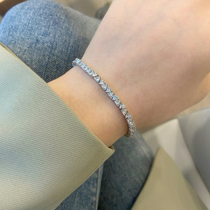 [Elite]Dazzling Romantic Heart Shape Lover Bracelet