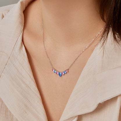 [Elite]Dainty Colorful Heart Necklace
