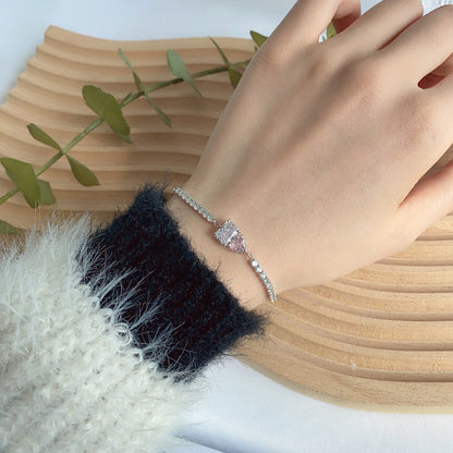 [Elite]Dazzling Unique Multi Shape Lover Bracelet