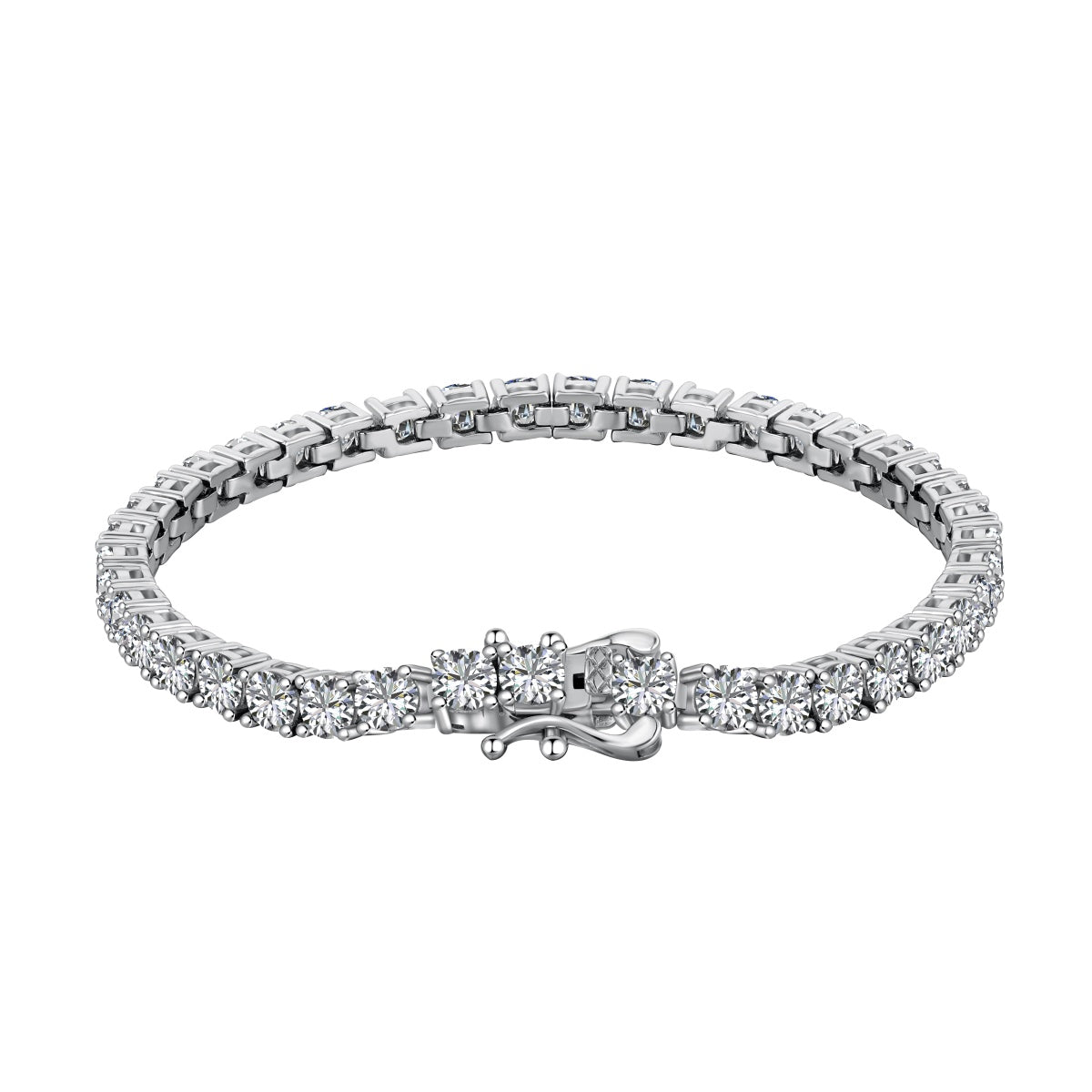 [Elite]Luxurious Ornate Round Cut Tennis Bracelet